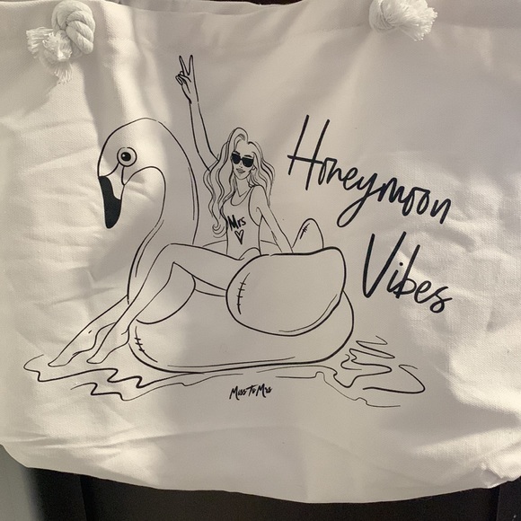 BRIDE Honeymoon Tote - Picture 2 of 4